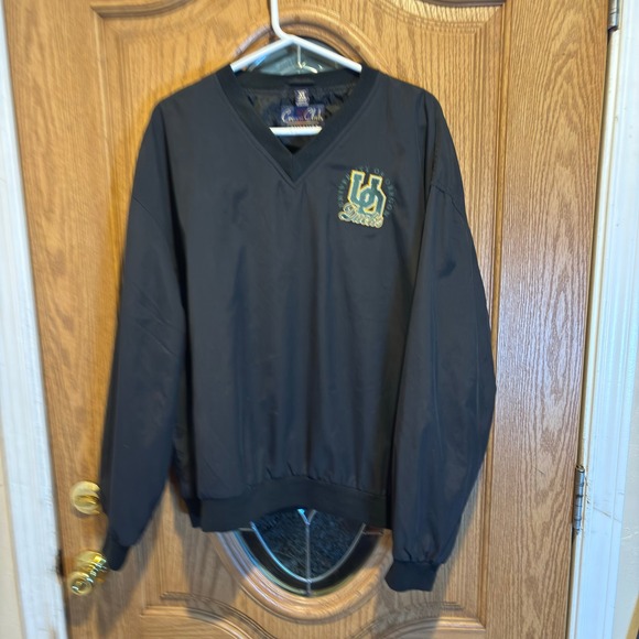 University of Oregon Ducks Crown Club Pullover Jacket Black XL - Picture 1 of 8